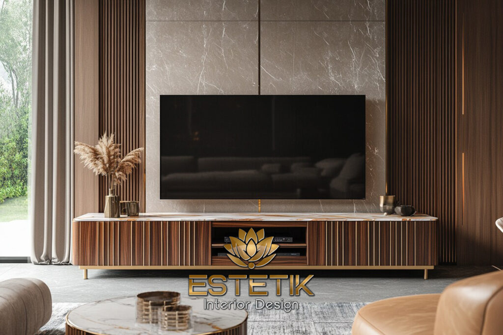 suasana tenang dengan furnitur minimalis