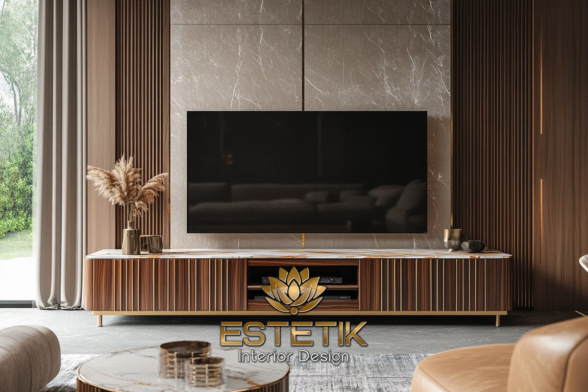 suasana tenang dengan furnitur minimalis