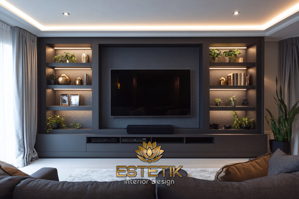 pencahayaan yang baik di ruang tamu