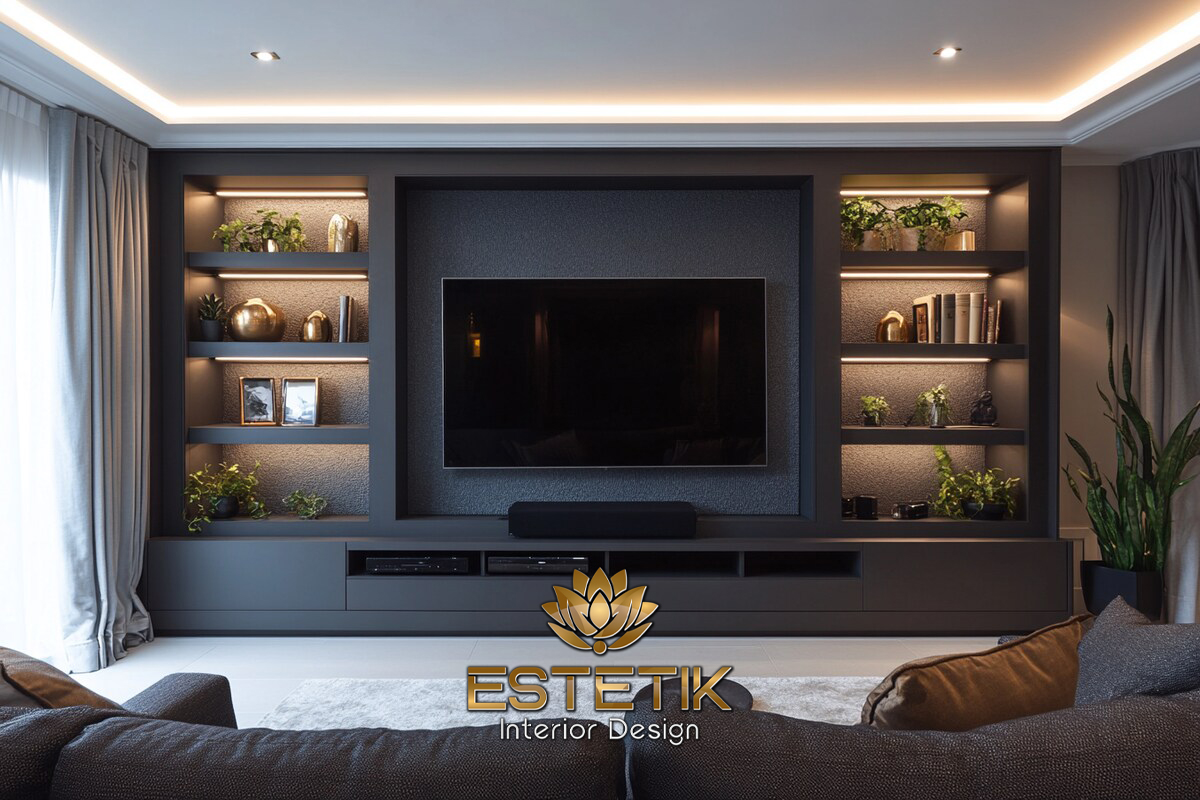 pencahayaan yang baik di ruang tamu