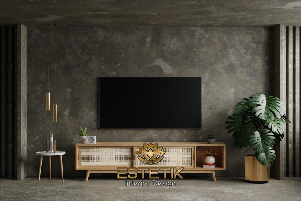 tanaman hias di ruang tamu