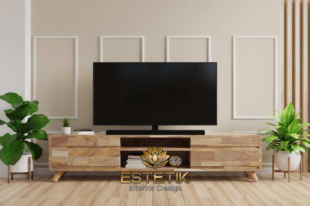 ruang tamu dengan desain ergonomis