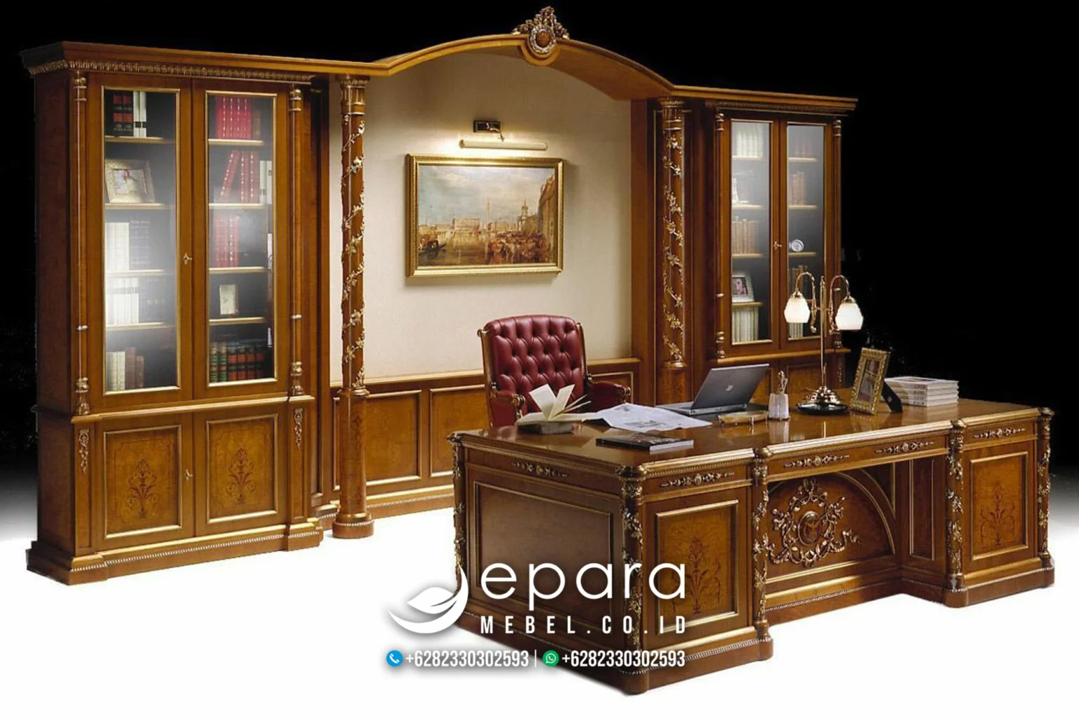 Furnitur Kayu Solid di Ruang Kerja